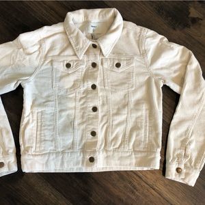 Forever 21 off white corduroy jacket, size Small
